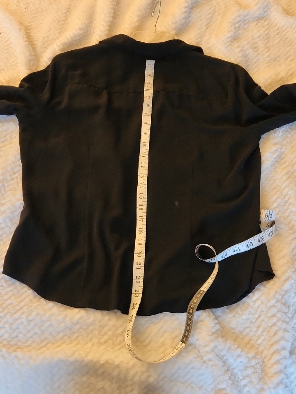 Covington Black Button-Front Shirt Women's L Business Casual - Picture 7 of 7